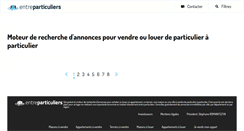 Desktop Screenshot of entreparticuliers.com