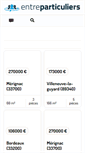 Mobile Screenshot of entreparticuliers.com